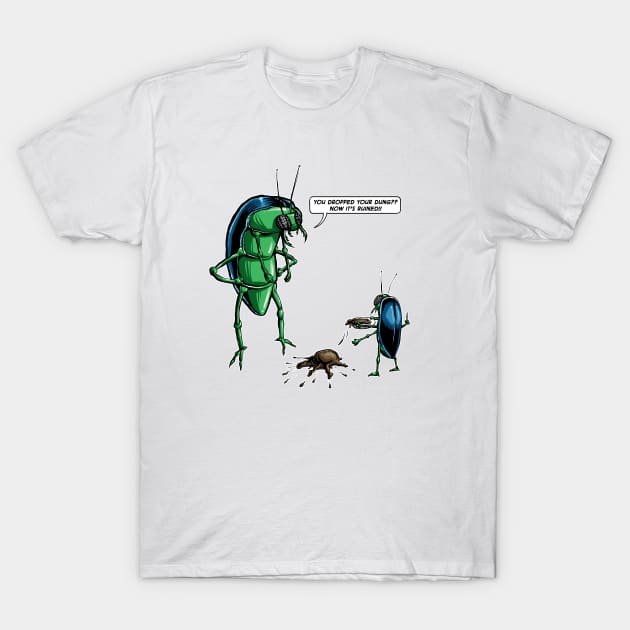 Dung Beetles T-Shirt by Josh Smith Originals